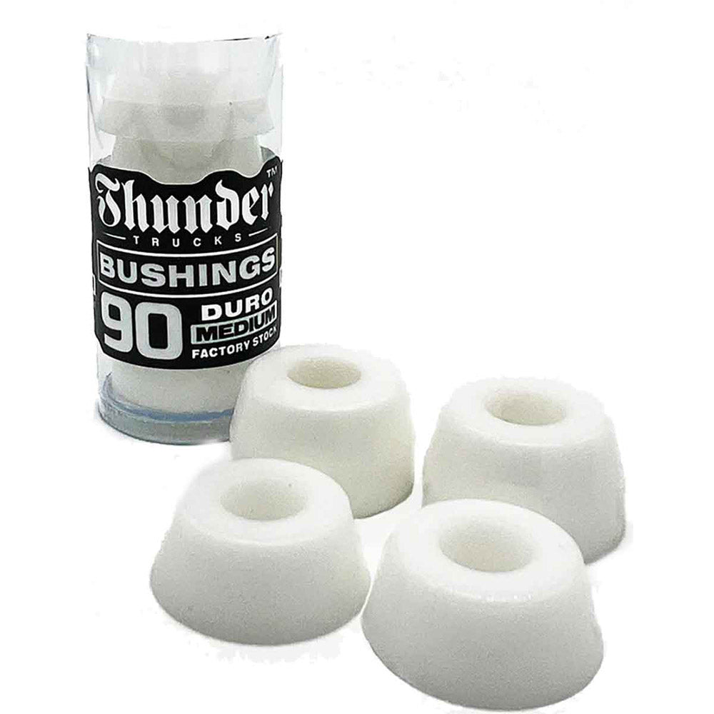 Thunder Lenkgummis 90A white medium Premium Bushings - Skateboard-Kleinteile - Rollbrett Mission