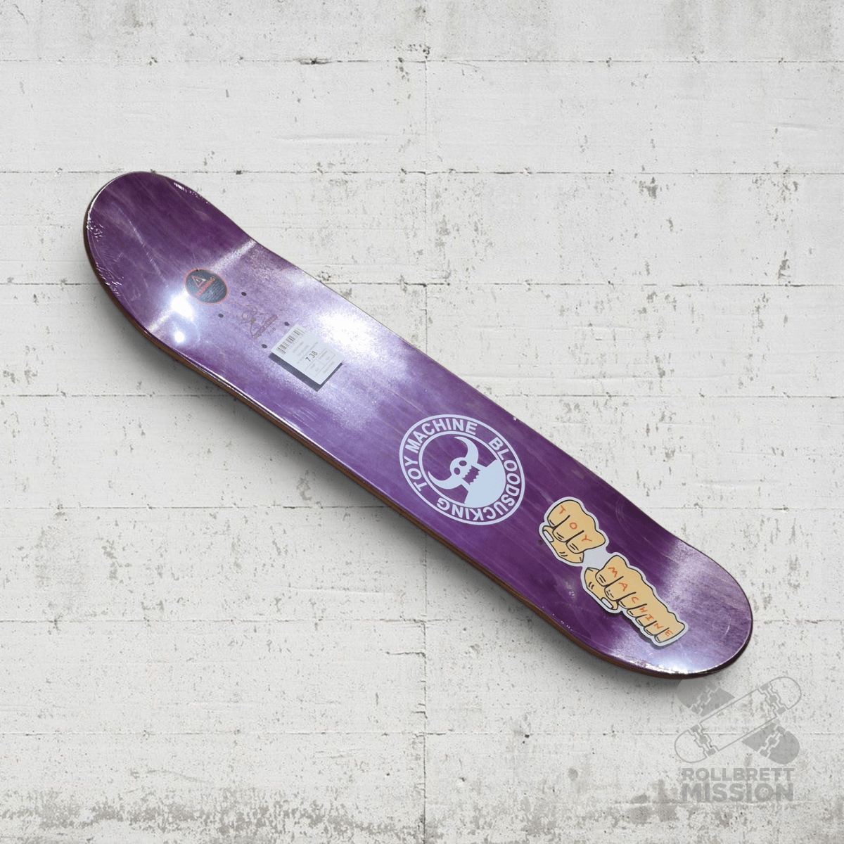 Toy Machine Bloodshot Mini Youth 7.38 Deck - Skateboard - Decks - Rollbrett Mission