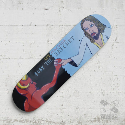 Toy Machine Bury The Hatchet Symmetrical Twin 8.5 Deck - Skateboard-Decks - Rollbrett Mission