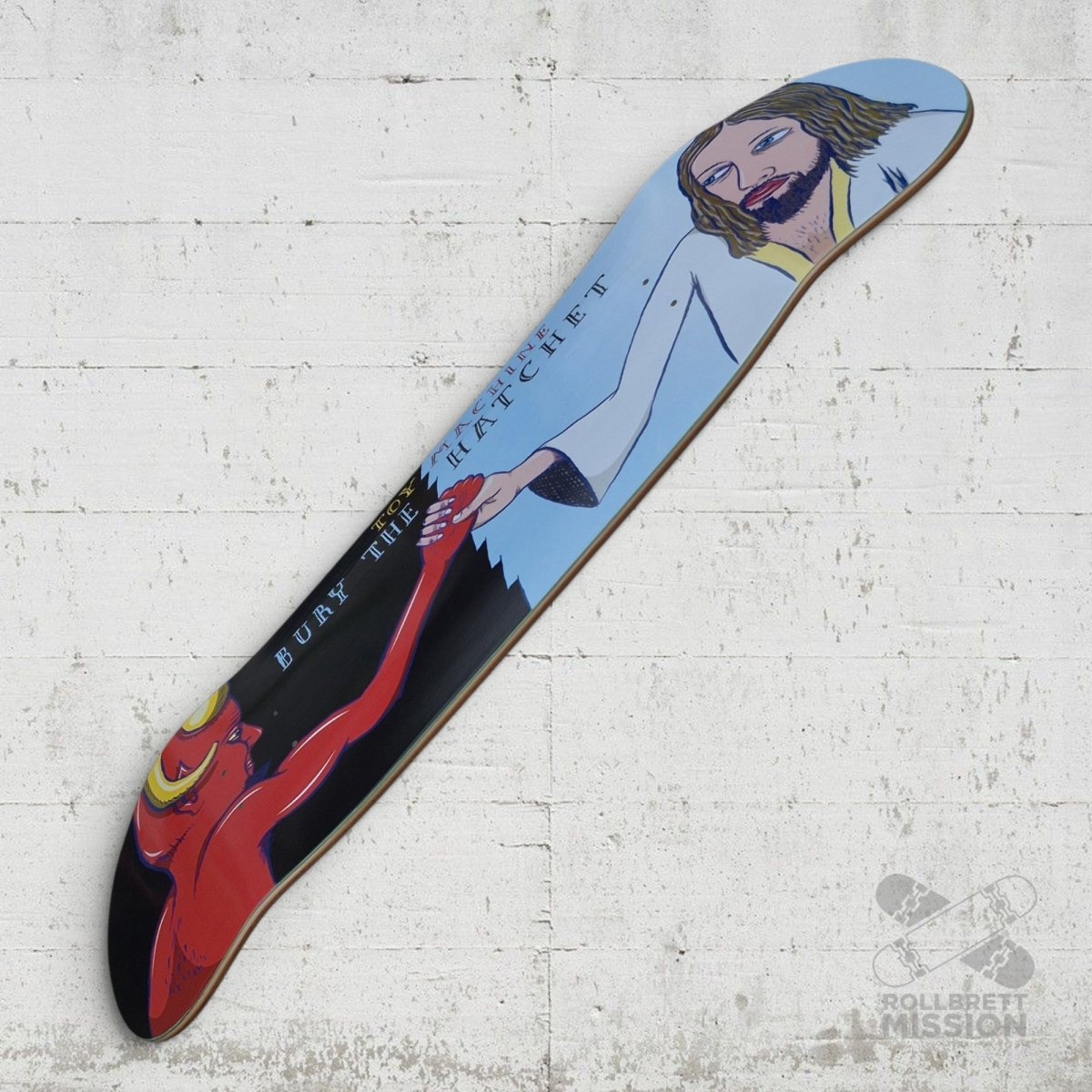 Toy Machine Bury The Hatchet Symmetrical Twin 8.5 Deck - Skateboard-Decks - Rollbrett Mission