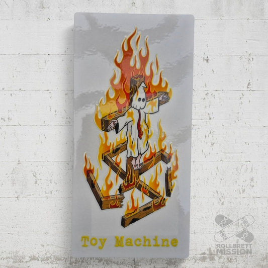 Toy Machine Charred Cross Sticker 15cm - Rollbrett Mission