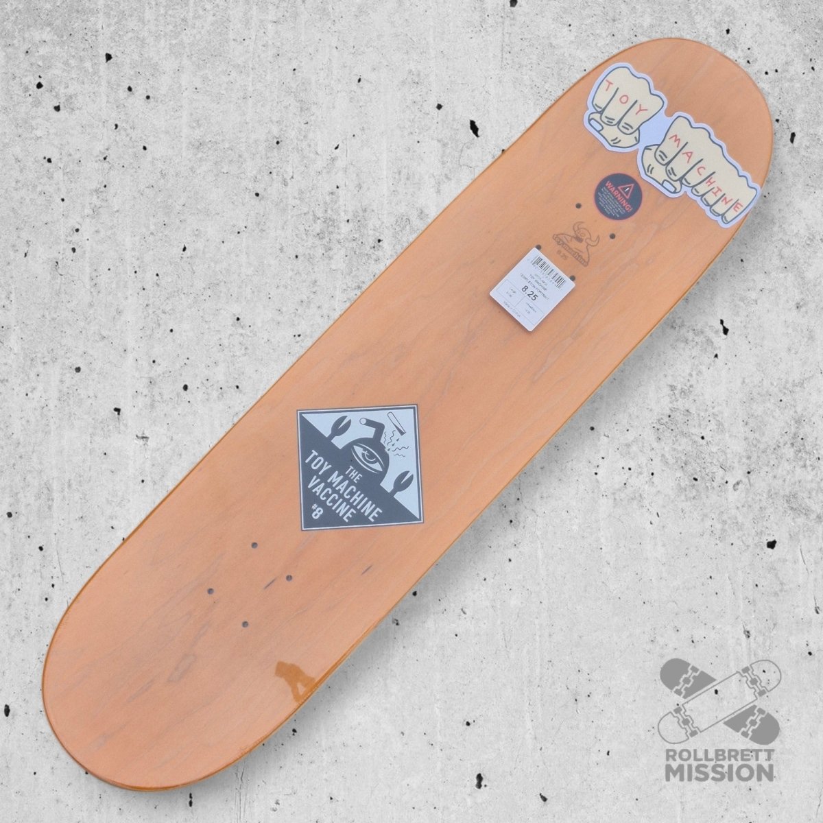 Toy Machine Ed Templeton Portrait 8.25 Deck - Skateboard - Decks - Rollbrett Mission