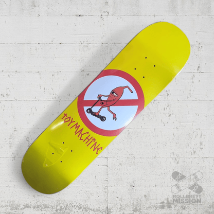 Toy Machine No Scooter 8.0 Deck yellow - Skateboard - Decks - Rollbrett Mission