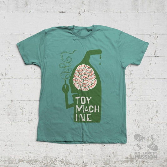 Toy Machine T-Shirt Silowet mint - Rollbrett Mission