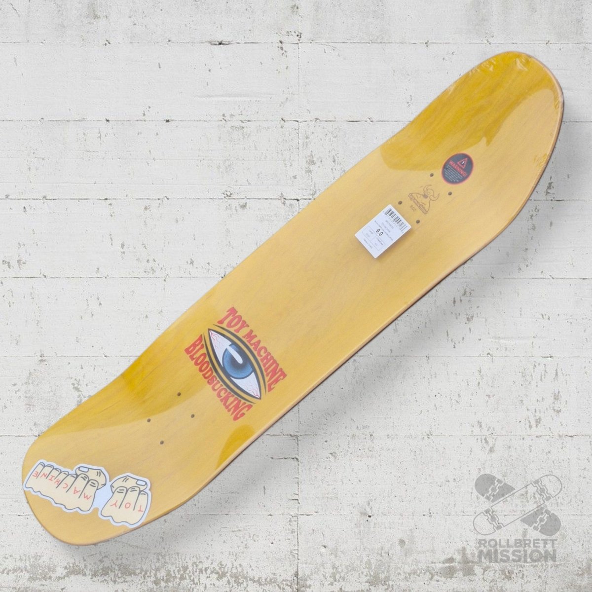 Toy Machine Templeton Charred Cross 9.0 Shaped Deck - Skateboard - Decks - Rollbrett Mission