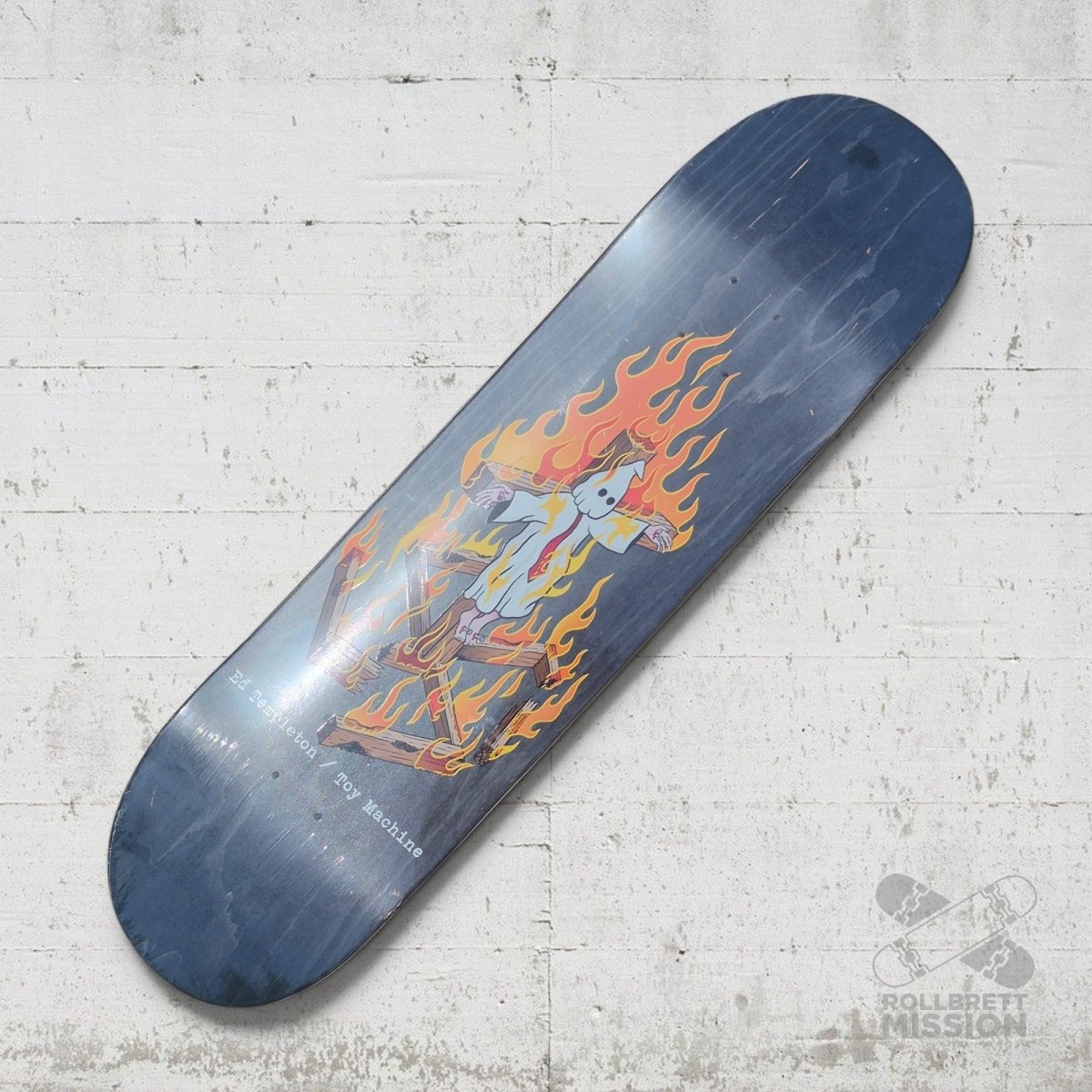 Toy Machine Templeton Charred Cross Deck black - Skateboard - Decks - Rollbrett Mission