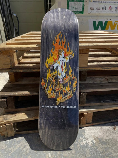 Toy Machine Templeton Charred Cross Deck black - Skateboard - Decks - Rollbrett Mission