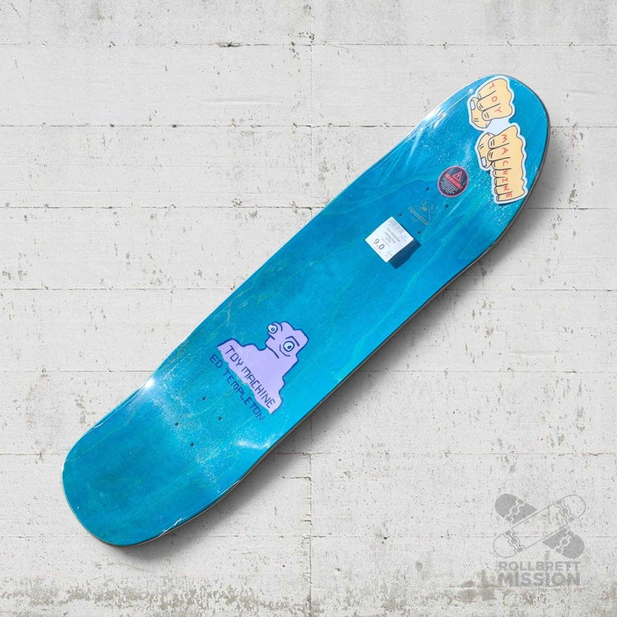 Toy Machine Templeton Glob 9.0 Shaped Deck - Skateboard-Decks - Rollbrett Mission