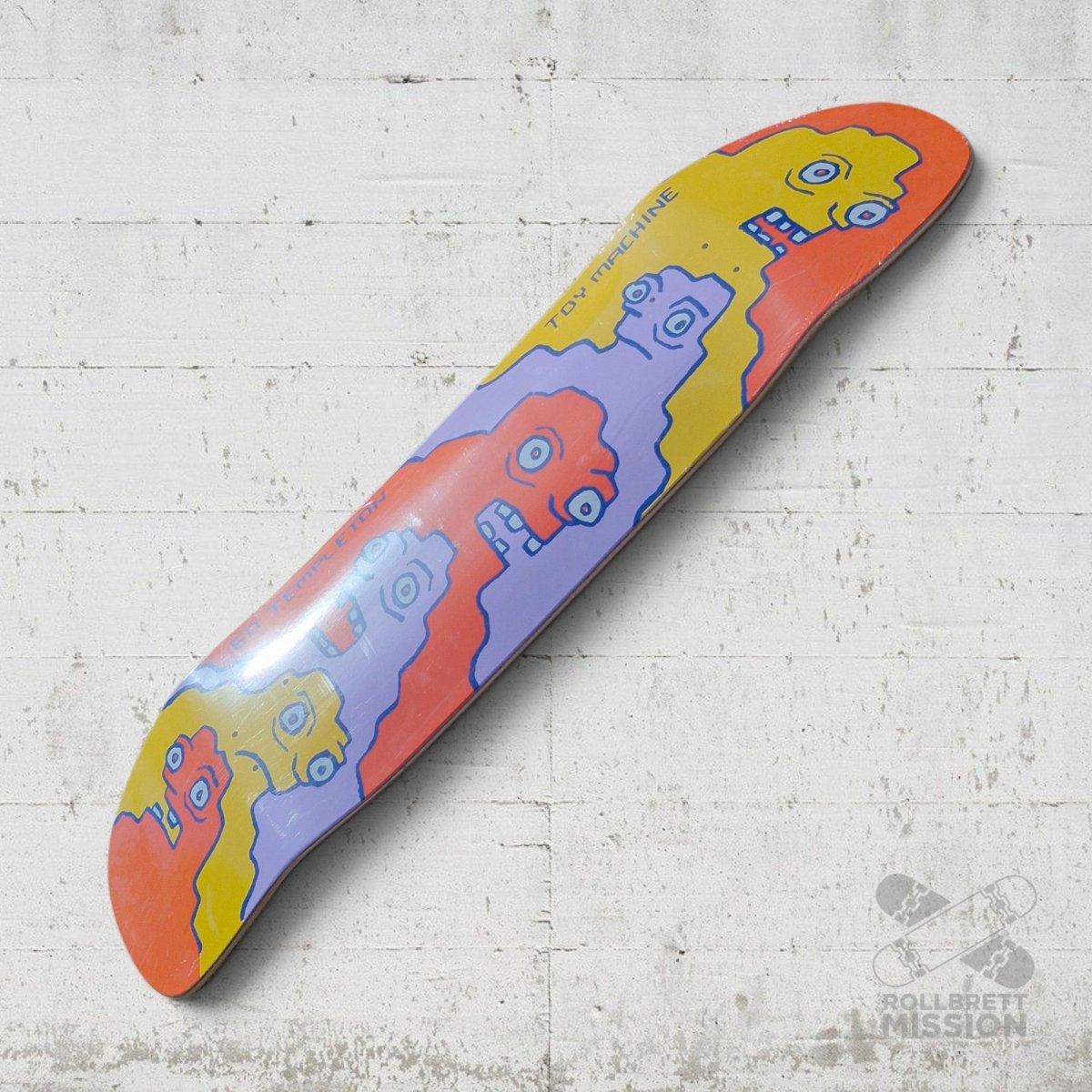 Toy Machine Templeton Glob 9.0 Shaped Deck - Skateboard-Decks - Rollbrett Mission