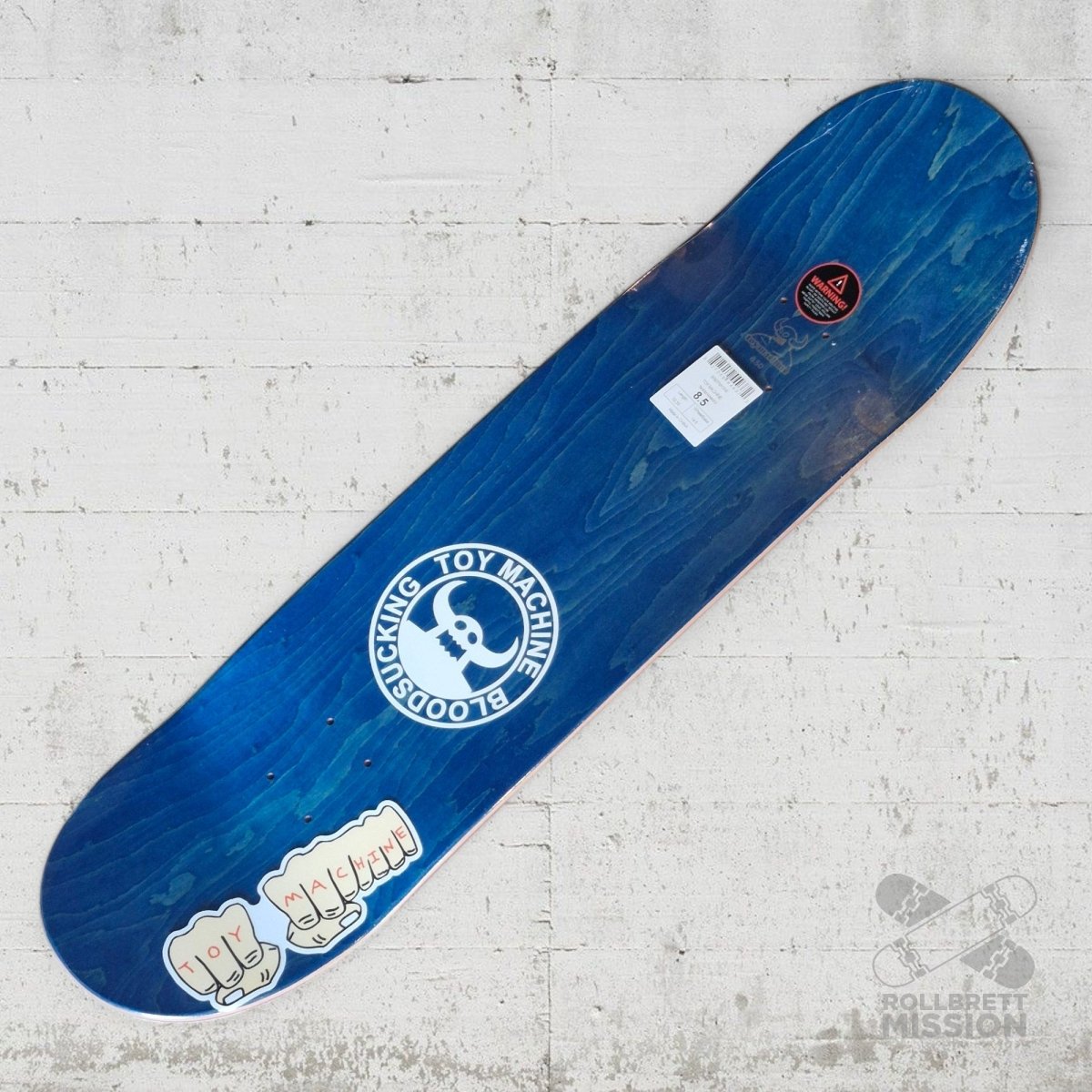 Toy Machine Winged 8.5 Deck - Skateboard - Decks - Rollbrett Mission