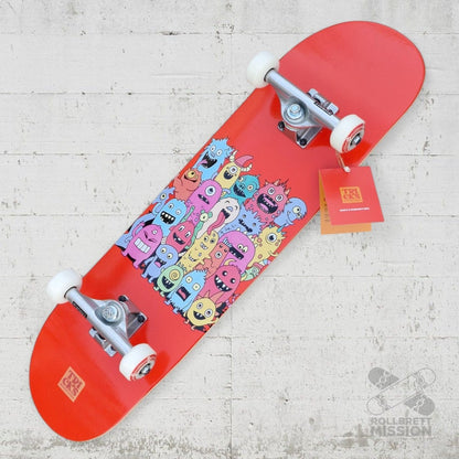 Tricks Complete Kids Skateboard MIDI Monsters 7.75 X 29.5 - Skateboards - Rollbrett Mission