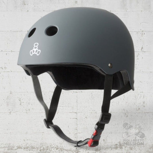 Triple Eight Certified Sweatsaver Helm carbon grau - Skateboarding - Schutzausrüstung - Rollbrett Mission