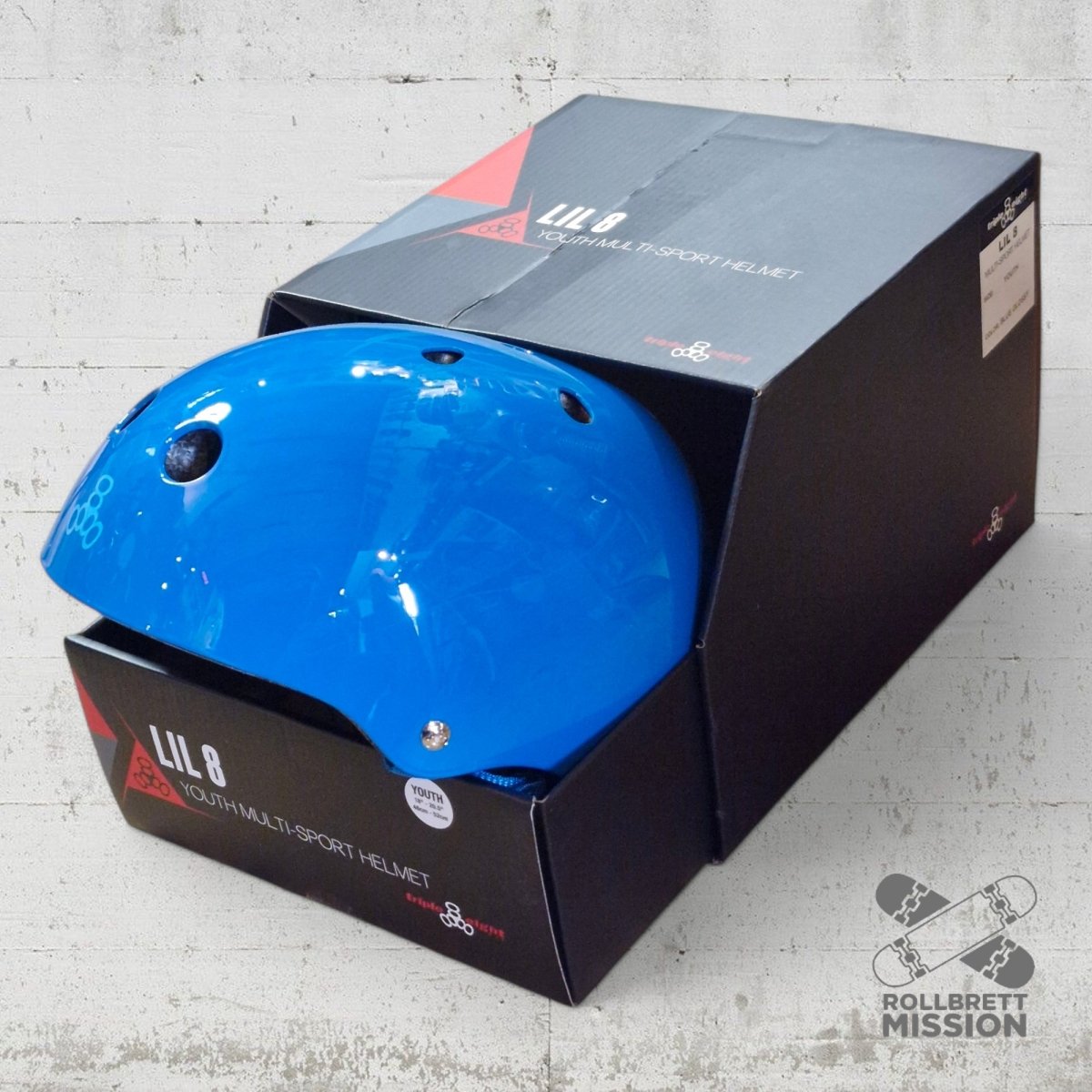 Triple Eight Lil 8 Dual Certified Helm blue - Skateboarding - Schutzausrüstung - Rollbrett Mission