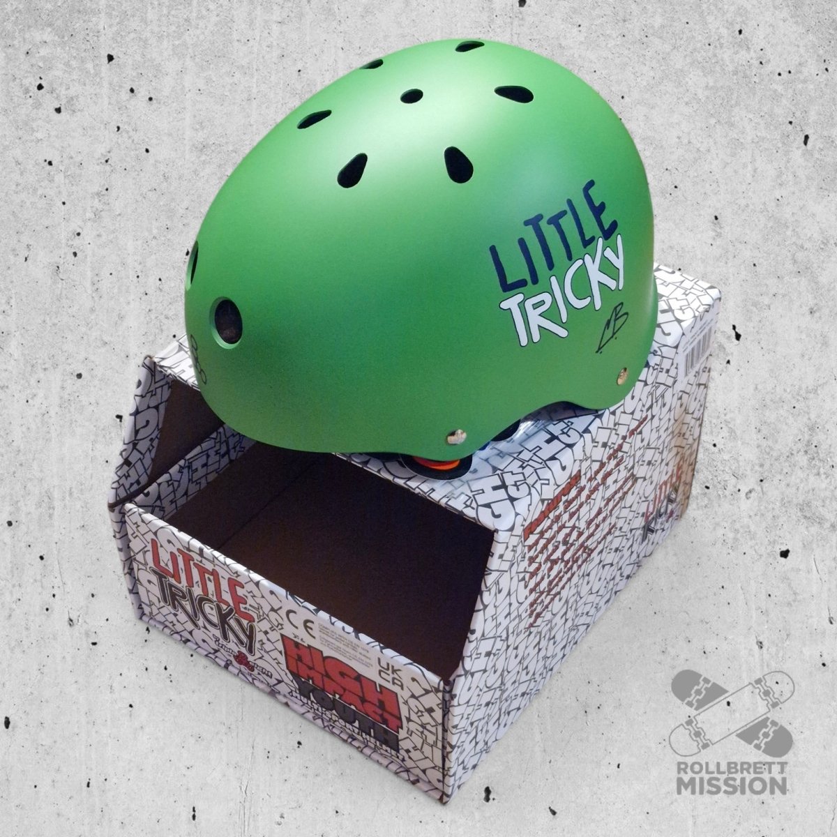 Triple Eight Little Tricky Helm grün - Skateboarding - Schutzausrüstung - Rollbrett Mission