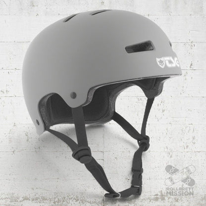 TSG Helm Evolution Solid satin coal - Skateboarding-Schutzausrüstung - Rollbrett Mission