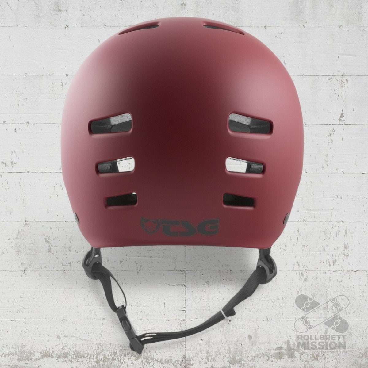 TSG Helm Evolution Solid satin oxblood - Skateboarding - Schutzausrüstung - Rollbrett Mission