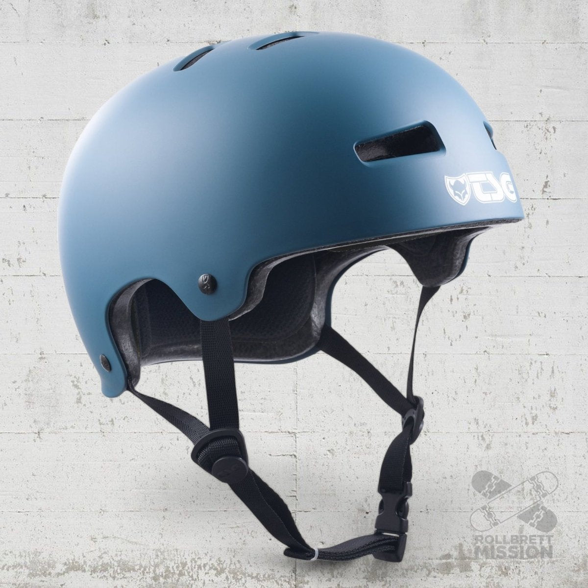 TSG Helm Evolution Solid satin teal - Skateboarding - Schutzausrüstung - Rollbrett Mission