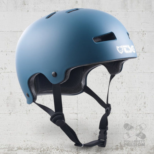 TSG Helm Evolution Solid satin teal - Skateboarding - Schutzausrüstung - Rollbrett Mission