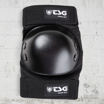 TSG Junior Protection Set black - Skateboarding-Schutzausrüstung - Rollbrett Mission