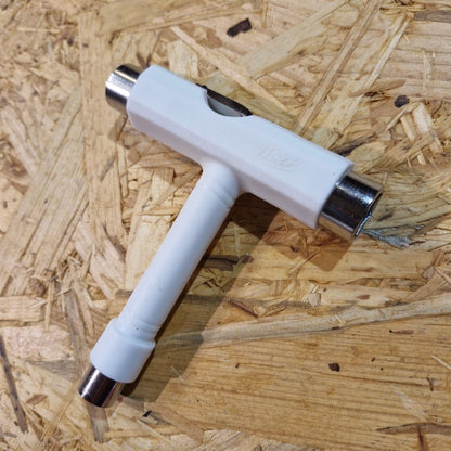 Über T - Tool weiß Skatetool Werkzeug - Skateboard - Kleinteile - Rollbrett Mission