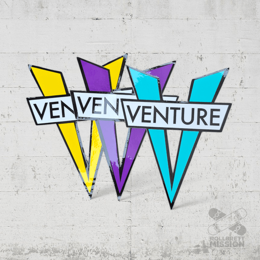 Venture Sticker V 15cm - Rollbrett Mission