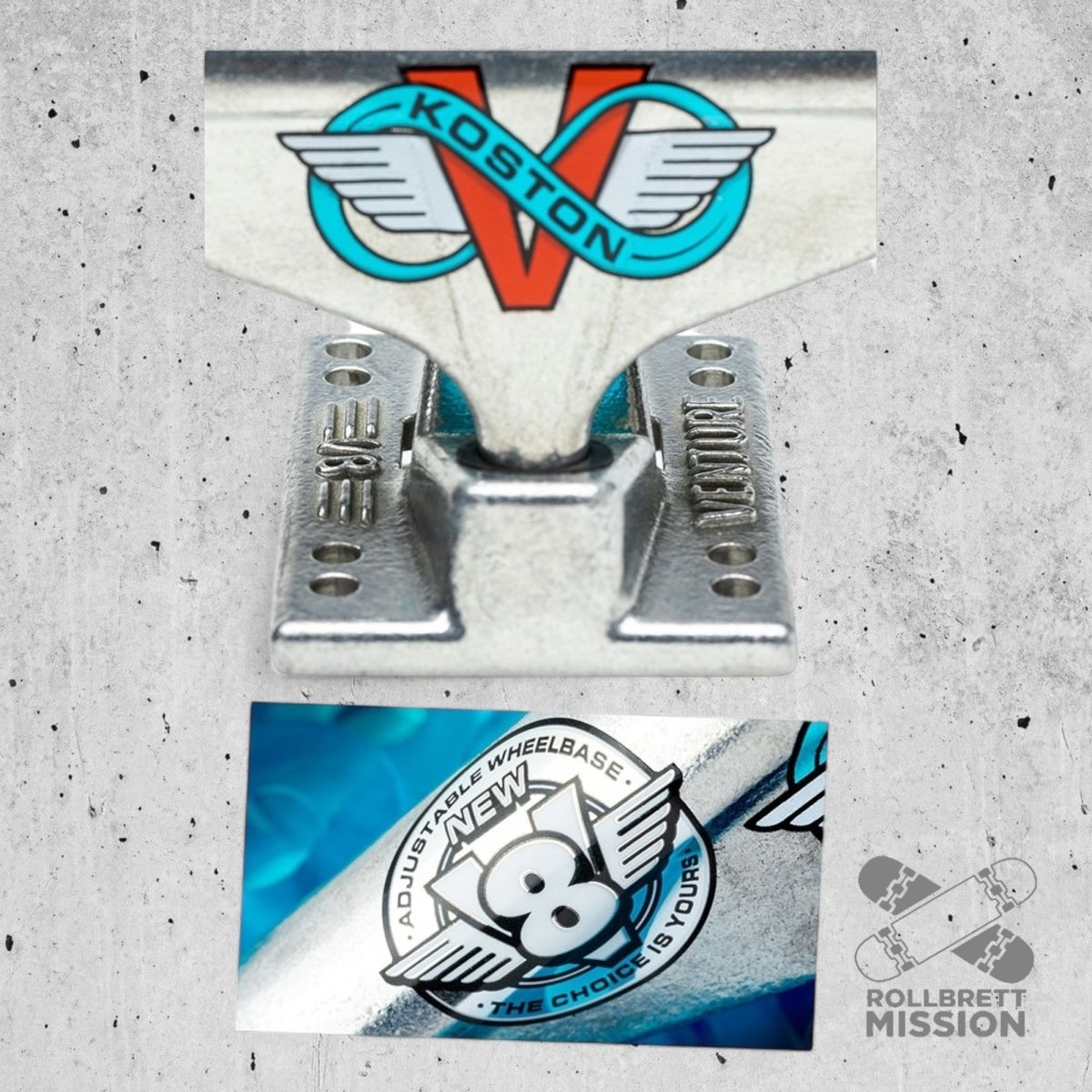 Venture V8 5.2 Koston Truck - Skateboard - Achsen - Rollbrett Mission