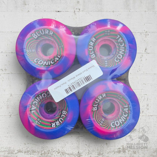 Vision 96A 60mm Blurr Conical pink purple Wheels - Skateboard-Rollen - Rollbrett Mission