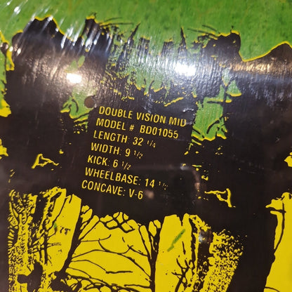 Vision Double Vision Oldschool Reissue Deck 9.5" lime green - Skateboard-Decks - Rollbrett Mission