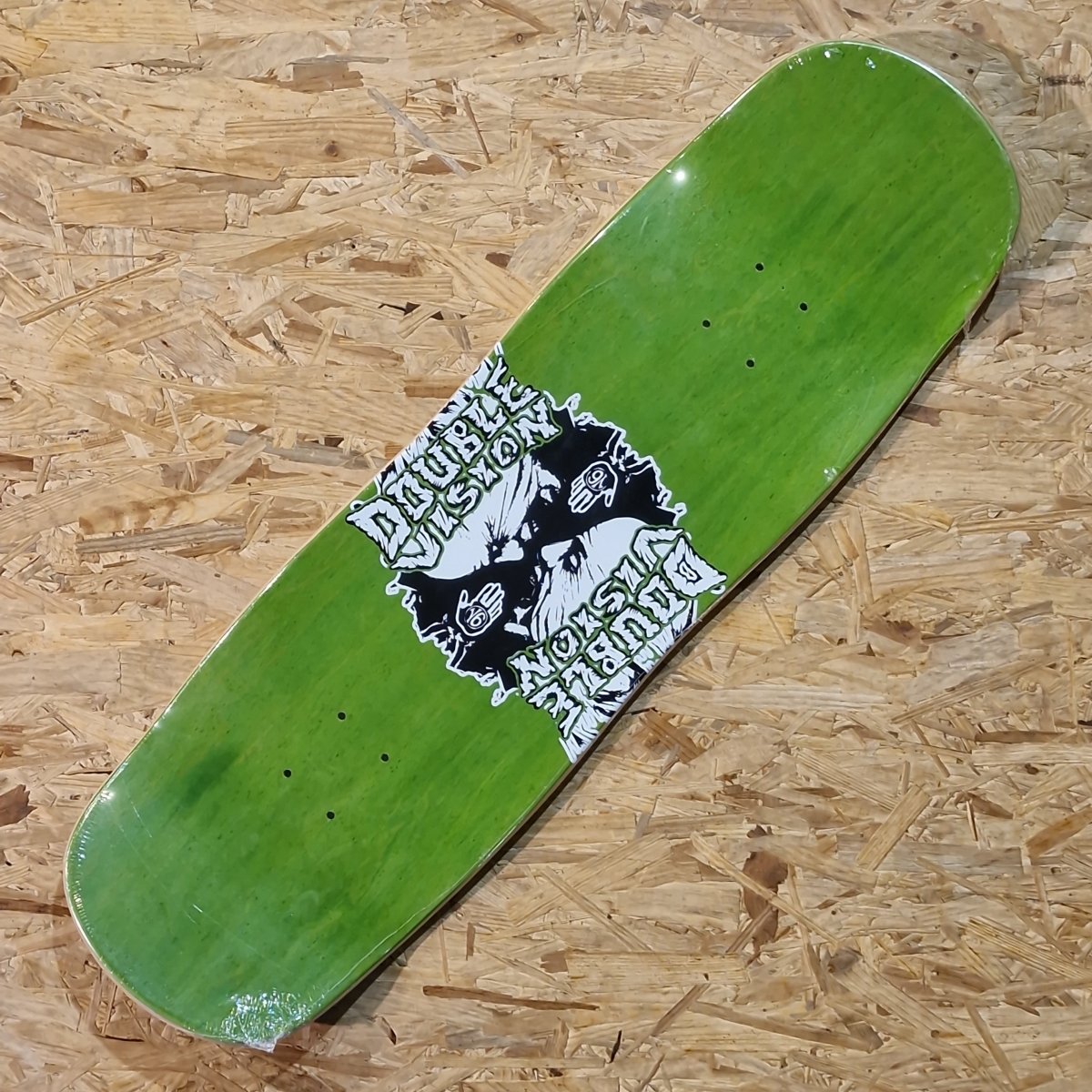 Vision Double Vision Oldschool Reissue Deck 9.5" lime green - Skateboard-Decks - Rollbrett Mission