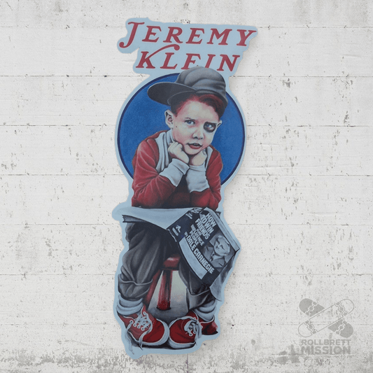 World Industries Klein Black Eye Kid Sticker 13cm - Rollbrett Mission