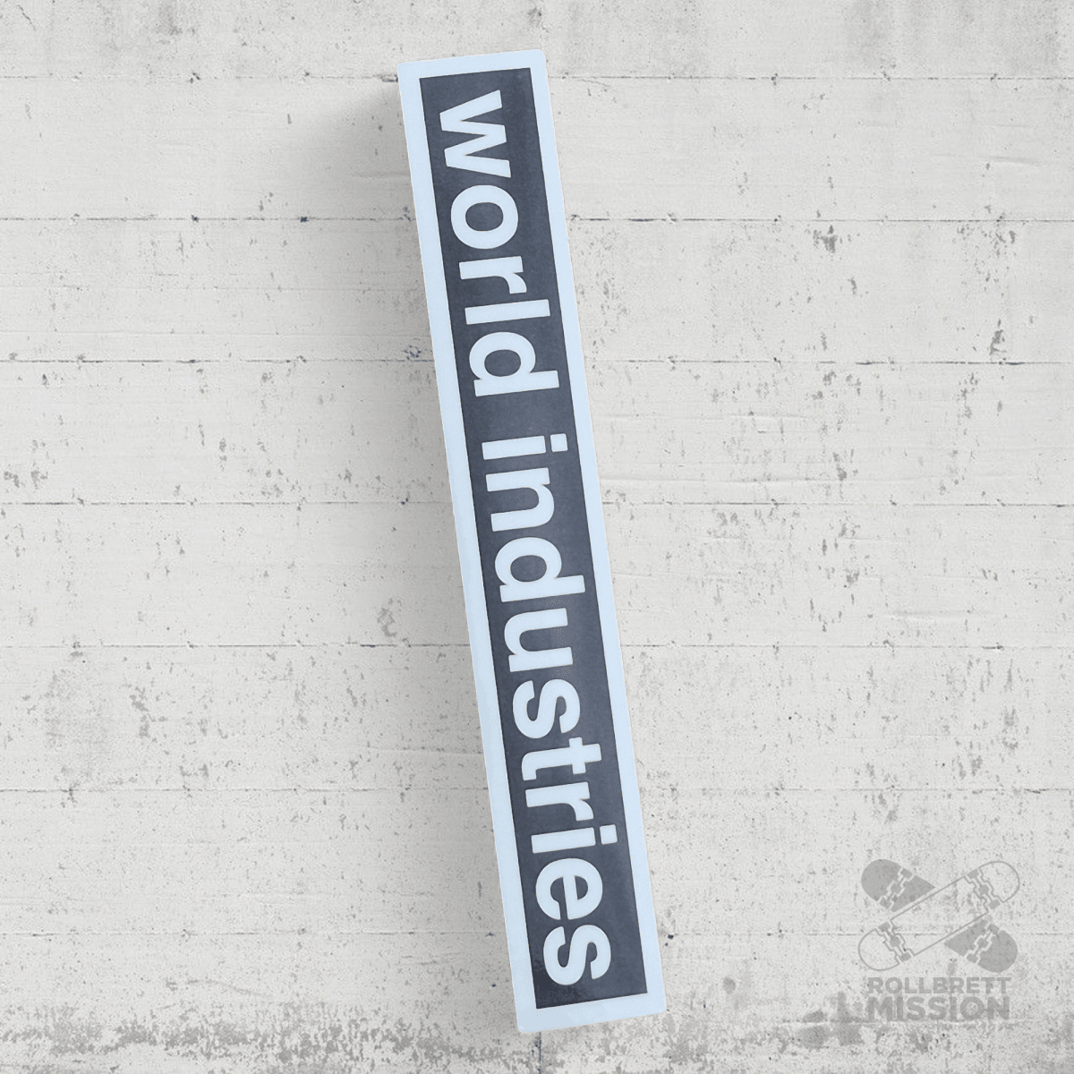 World Industries Logo Sticker 13cm – Rollbrett Mission