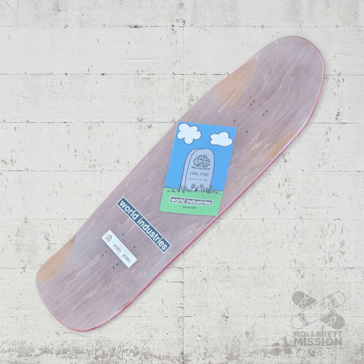 World Industries Mullen Rock is King 9.625 Deck - Skateboard - Decks - Rollbrett Mission