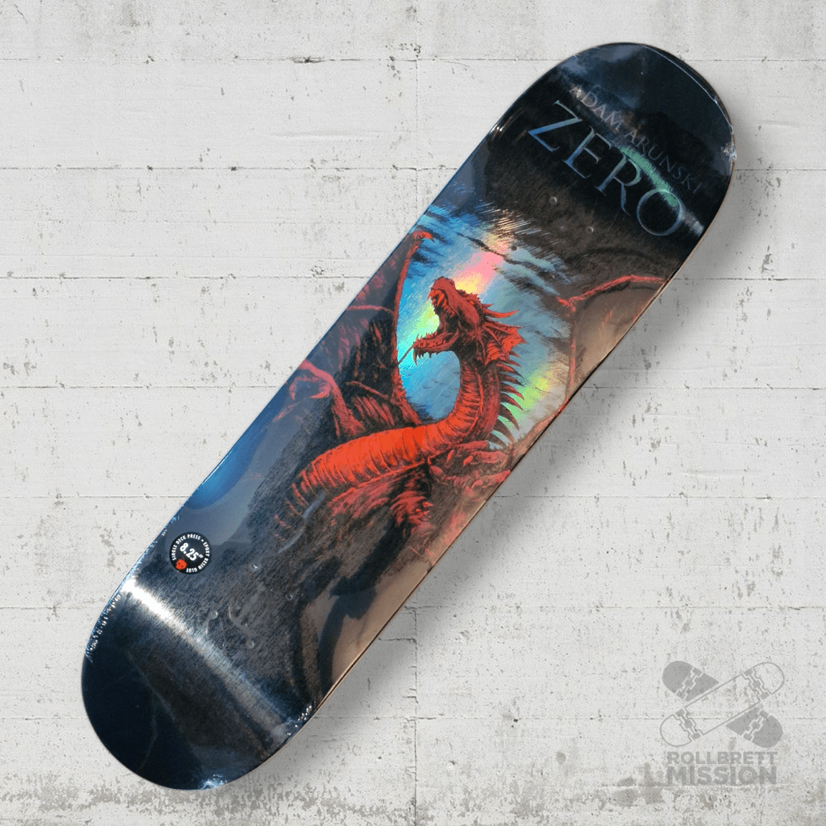 Zero Arunski Dragon 8.25 Deck - Skateboard - Decks - Rollbrett Mission