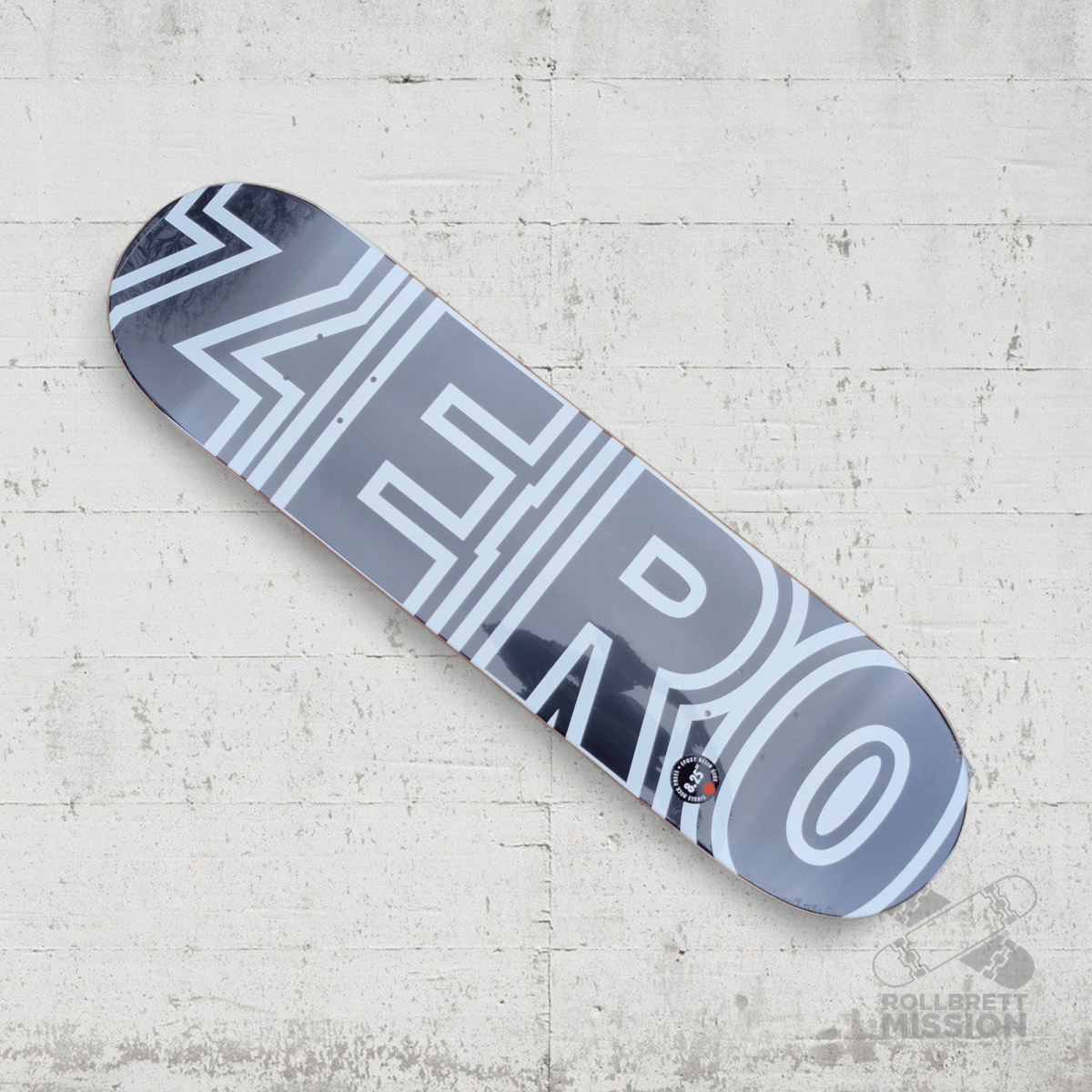 Zero Team Bold Black 8.25 Deck - Skateboard - Decks - Rollbrett Mission