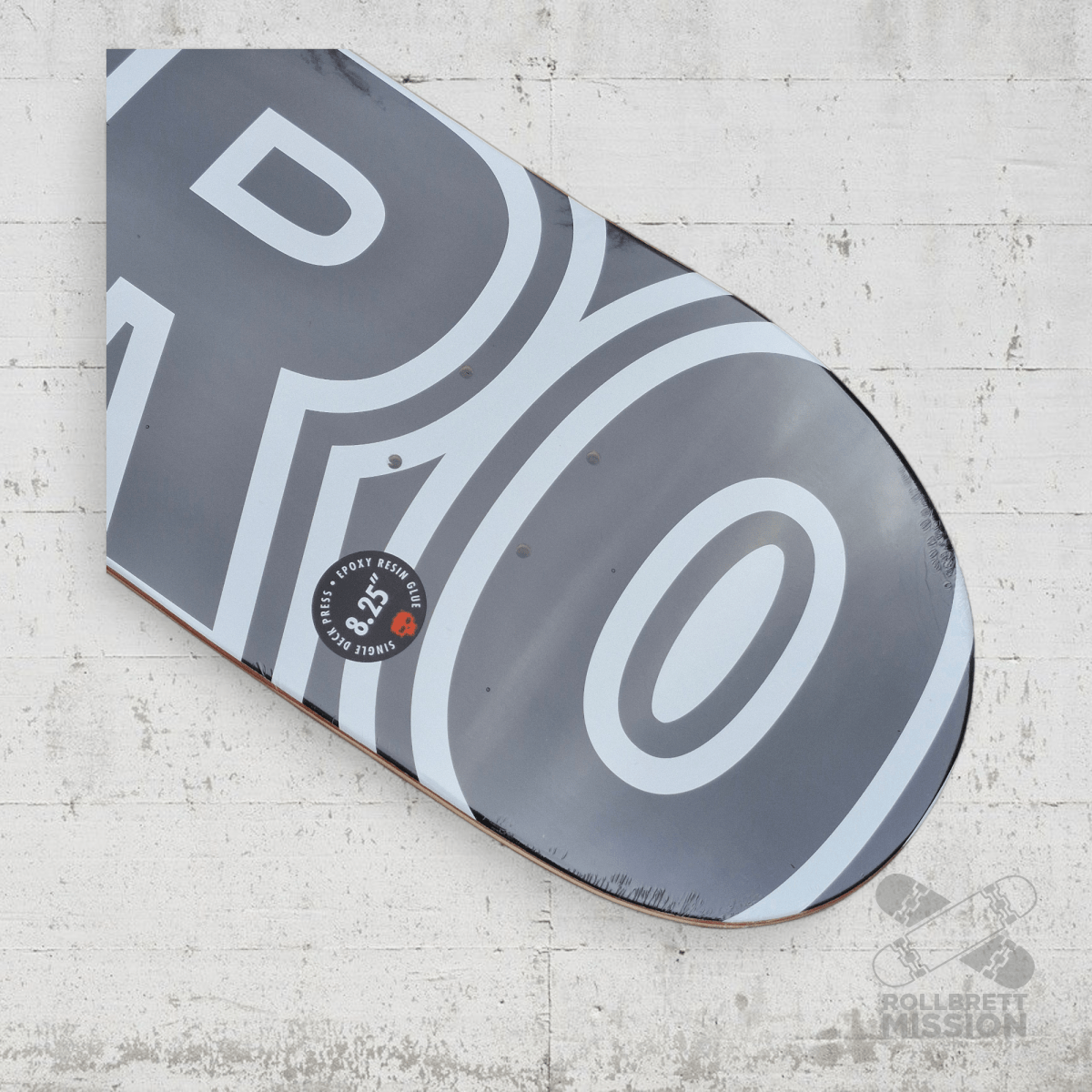 Zero Team Bold Black 8.25 Deck - Skateboard - Decks - Rollbrett Mission