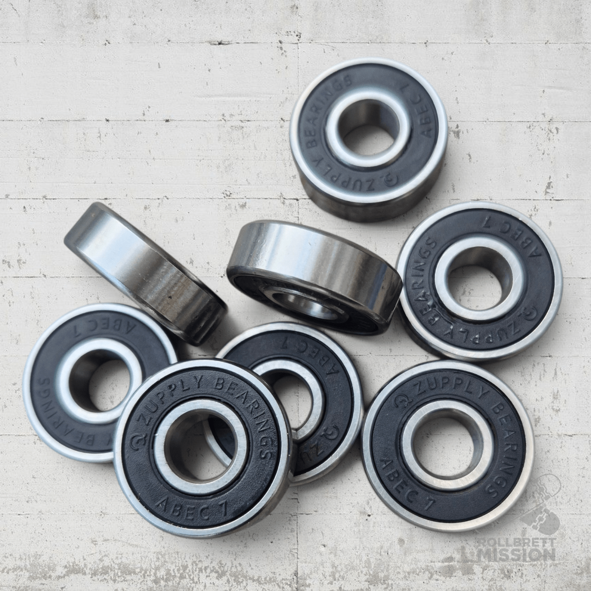 Zupply Abec 7 Bearings Kugellager Set - Skateboard - Kleinteile - Rollbrett Mission