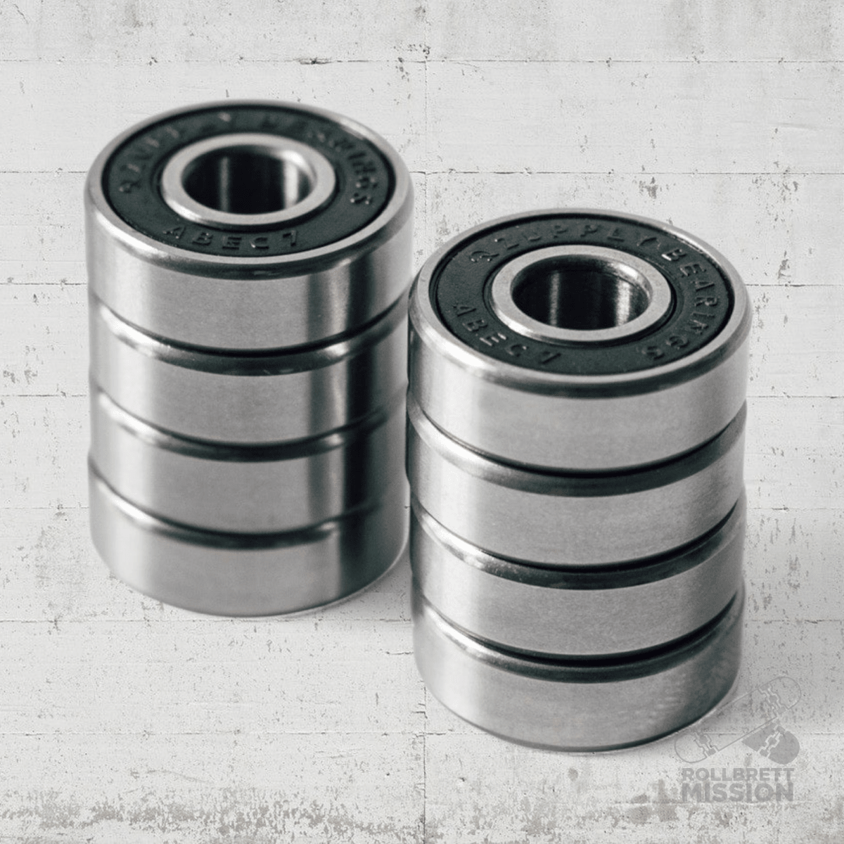 Zupply Abec 7 Hardtube Bearings Kugellager Set - Skateboard - Kleinteile - Rollbrett Mission