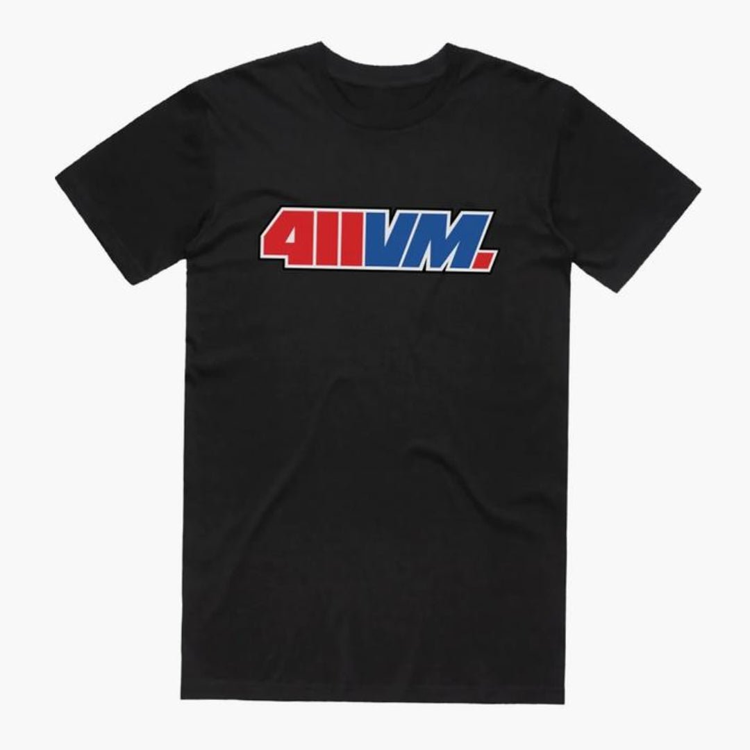 411 T-Shirt 411VM Logo black - Rollbrett Mission