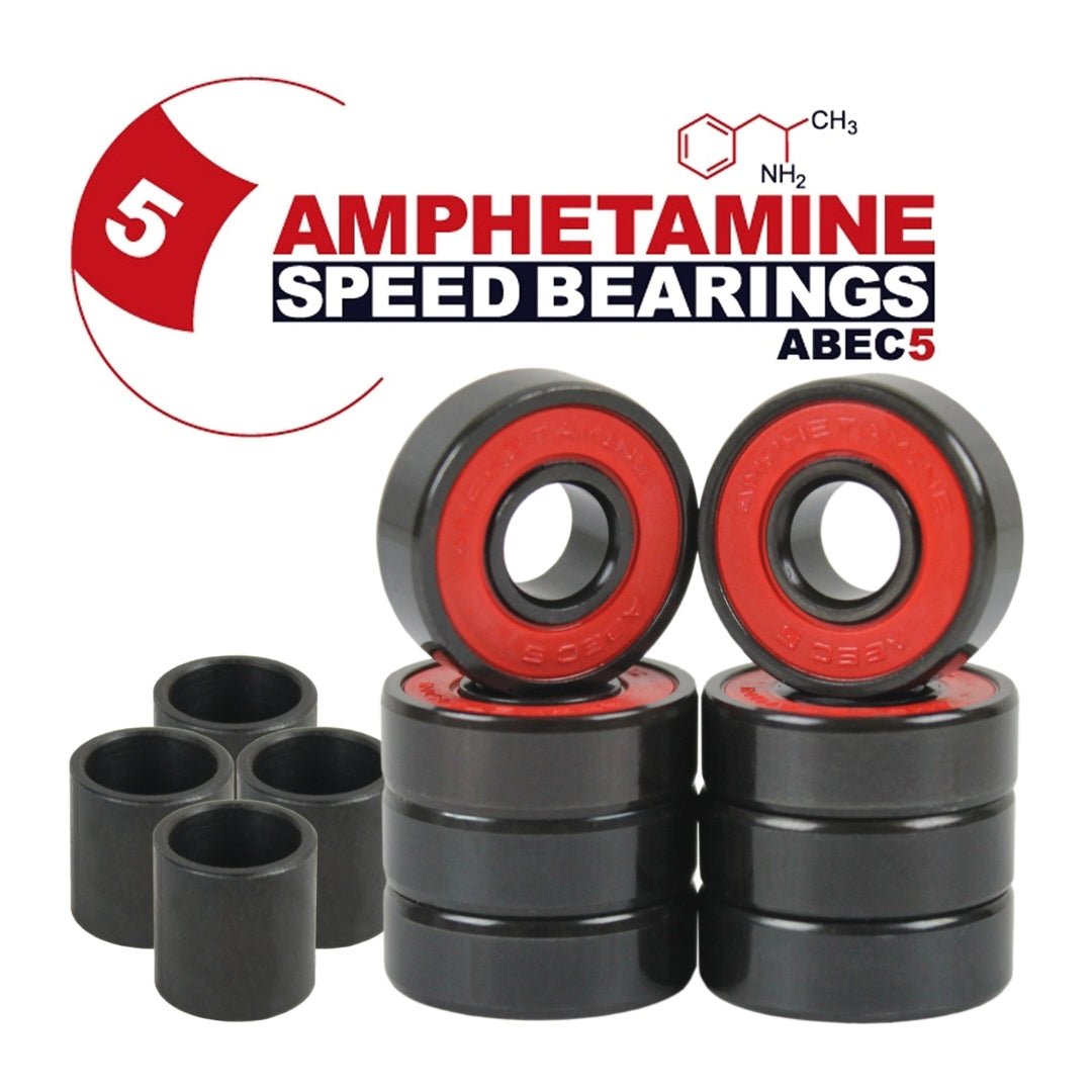 Amphetamine ABEC5 Skateboard Kugellager - Skateboard-Kleinteile - Rollbrett Mission