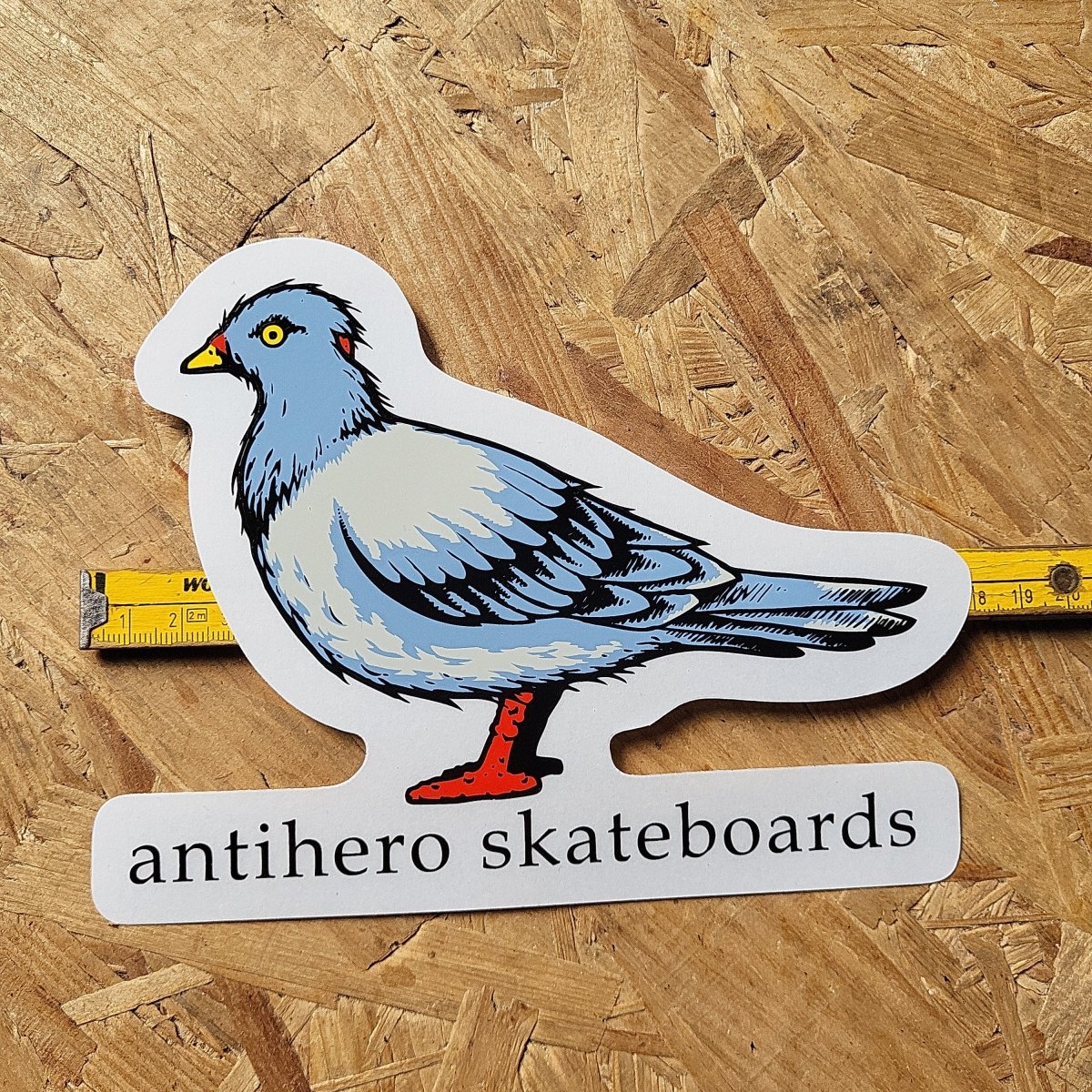 Anti Hero Pigeon Sticker Large - Rollbrett Mission