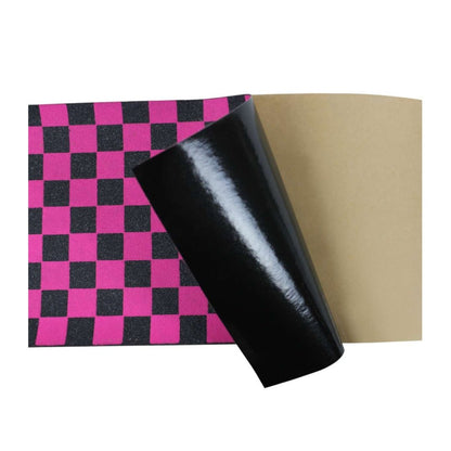 Black Diamond Griptape Checkered schwarz pink - Skateboard-Kleinteile - Rollbrett Mission