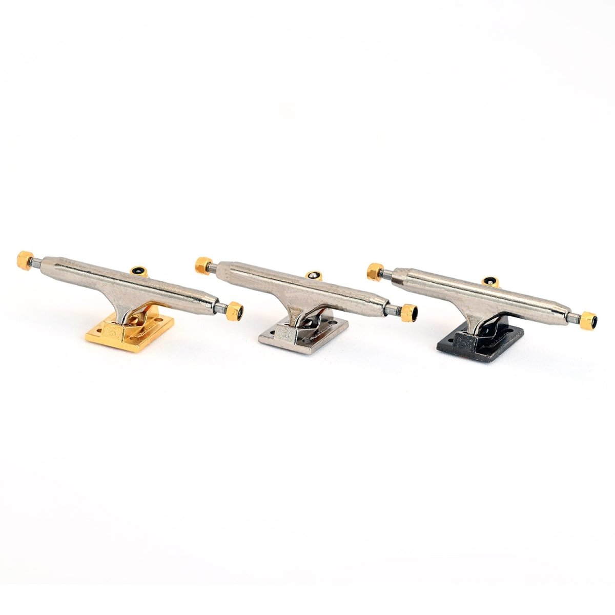 Blackriver Fingerboard Trucks 3.0 36mm silver gold - Fingerboard - Rollbrett Mission