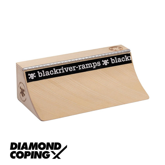 Blackriver Ramps Pocket Quarter XL Diamond Coping - Fingerboard - Rollbrett Mission