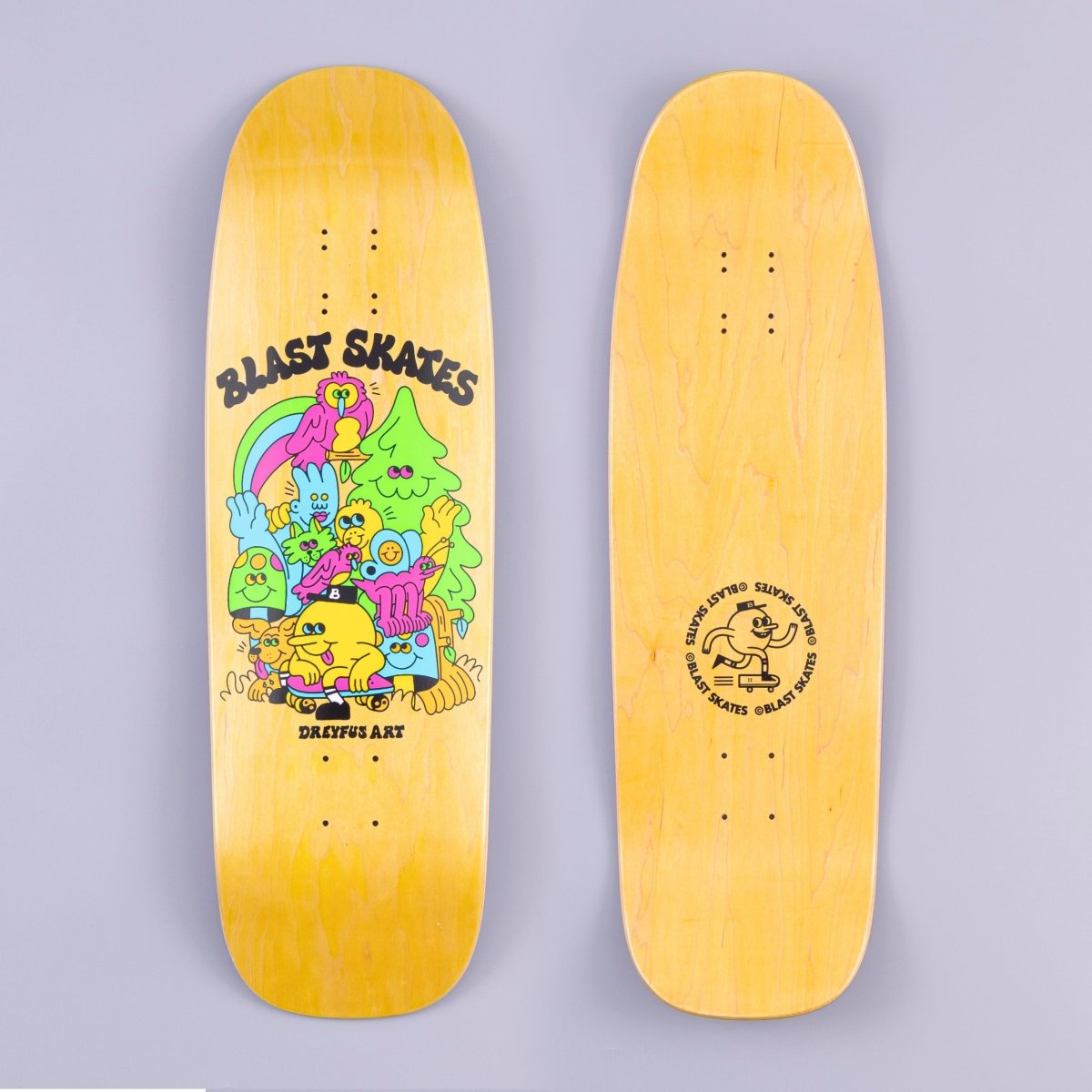 Blast Skates Project #9 Dreyfus Art 9.5 Shaped Deck - Skateboard-Decks - Rollbrett Mission