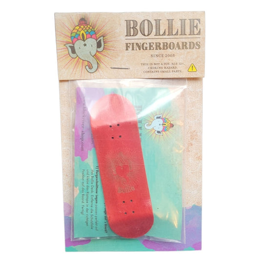 Bollie Fingerboard Red Mini Logo Complete Setup - Fingerboard - Rollbrett Mission