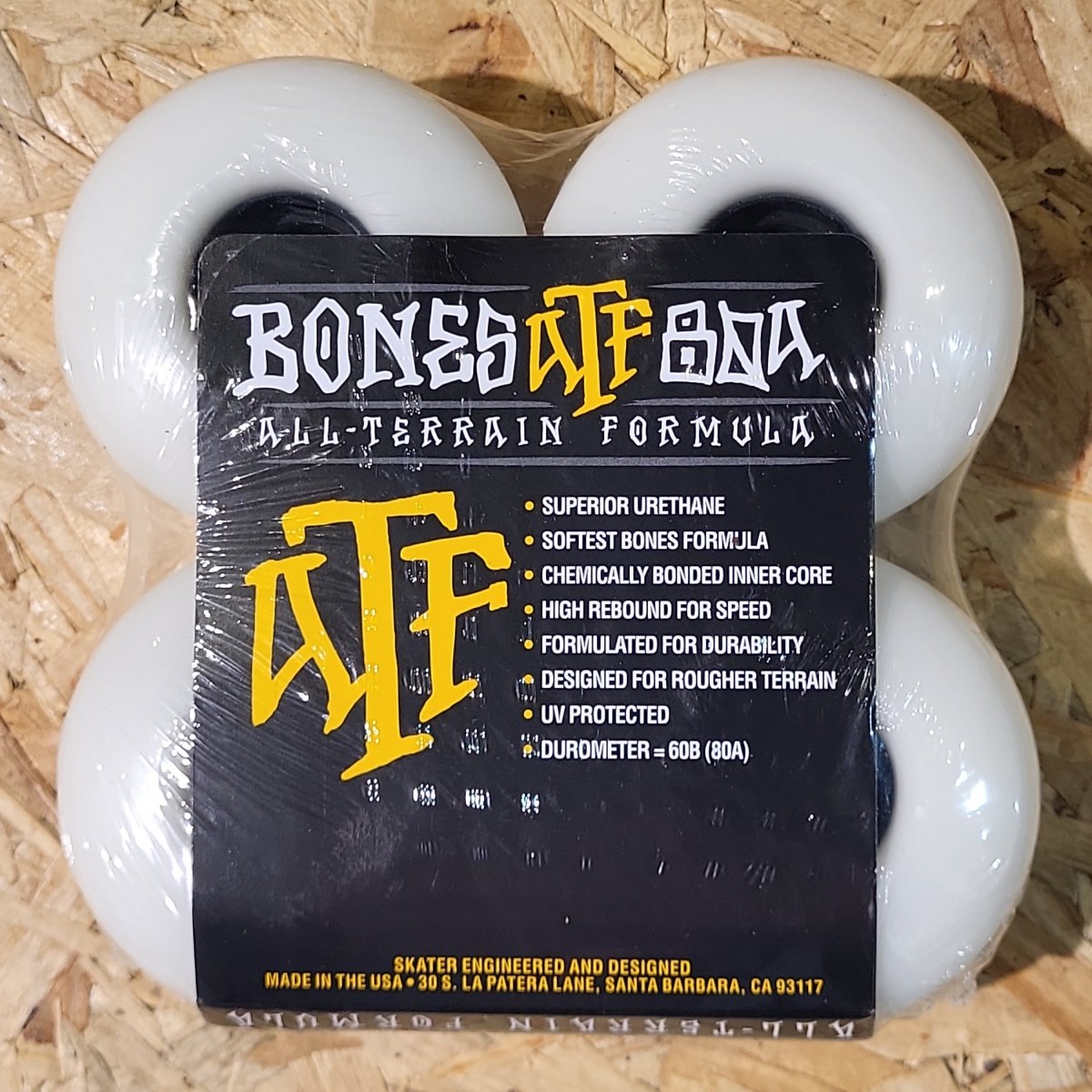 Bones ATF Filmers 56mm 80A Wheels white - Skateboard-Rollen - Rollbrett Mission