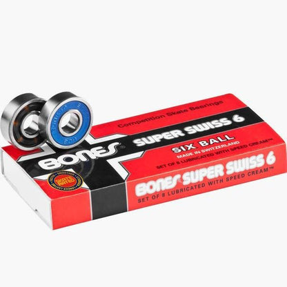 Bones Bearings Super Swiss 6 Balls - Skateboard-Kleinteile - Rollbrett Mission