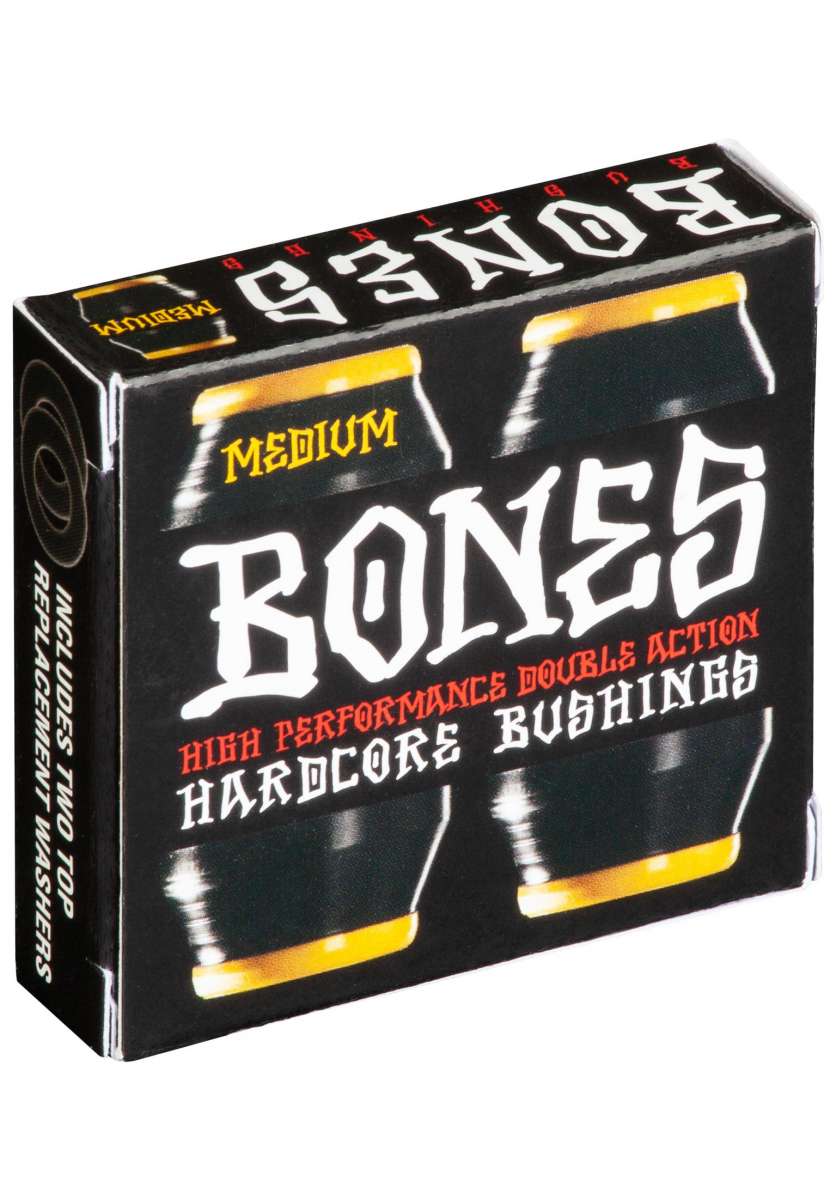 Bones Hardcore Bushings 91A Medium black - Skateboard-Kleinteile - Rollbrett Mission