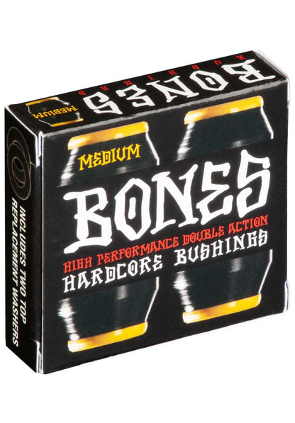 Bones Hardcore Bushings 91A Medium black - Skateboard-Kleinteile - Rollbrett Mission