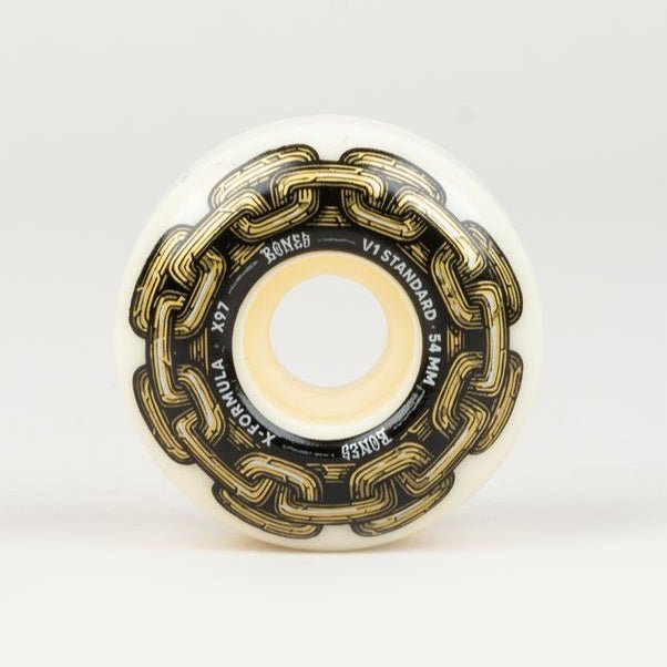 Bones X-Formula 97A Gold Chain V1 Standard Wheels - Skateboard-Rollen - Rollbrett Mission